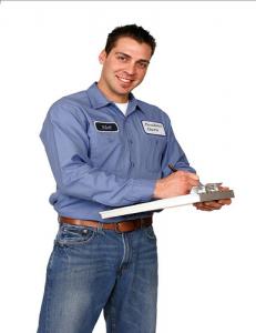 we always show up to a job with a smile one of our fast freindly and reliable Roanoke plumbing technicians